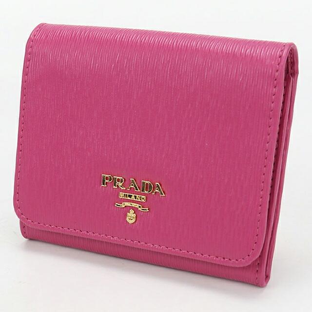 PRADA（プラダ） 中古 三つ折り財布 三折財布 レディース ブランド