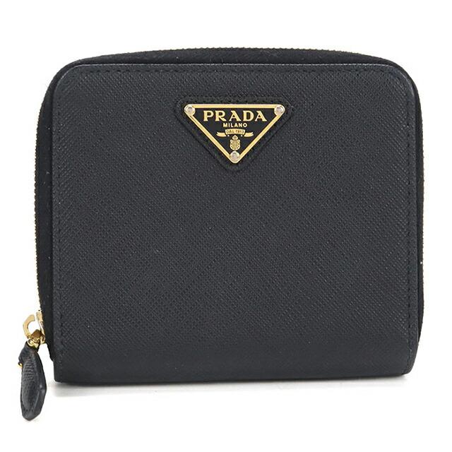 PRADA（プラダ） 中古 二つ折り財布 二折財布 レディース ブランド