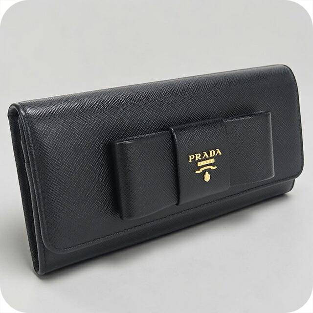 PRADA（プラダ） 中古 長財布二折 レディース ブランド サフィアーノ