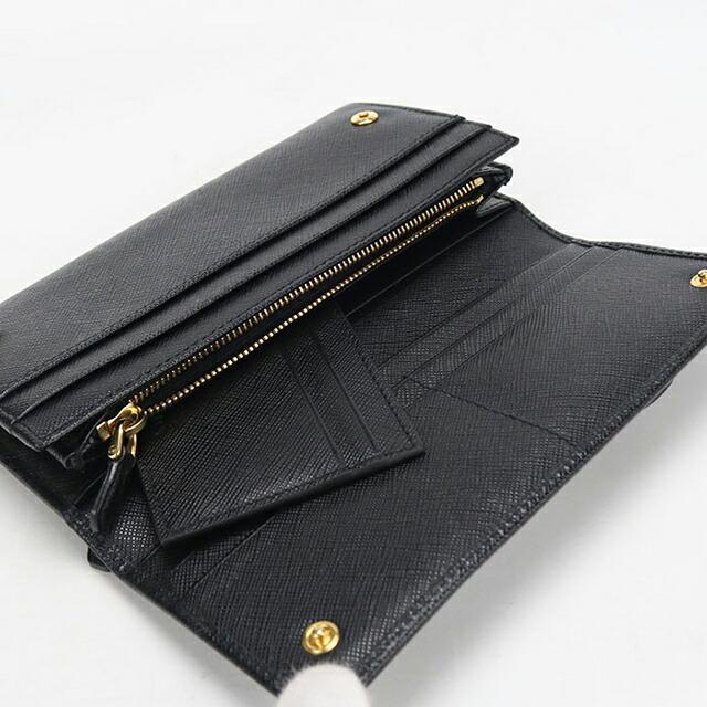 PRADA（プラダ） 中古 長財布二折 レディース ブランド サフィアーノ