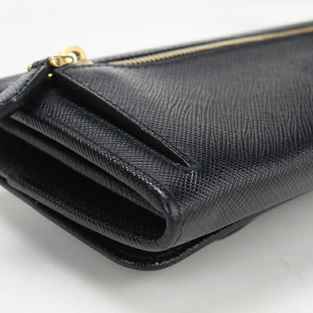 PRADA（プラダ） 中古 長財布二折 レディース ブランド サフィアーノ