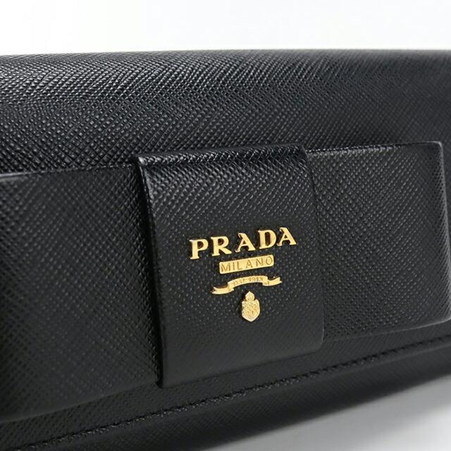 PRADA（プラダ） 中古 長財布二折 レディース ブランド サフィアーノ