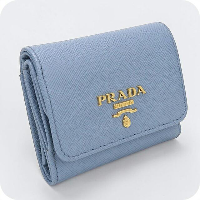 PRADA（プラダ） 中古 三つ折り財布 三折財布 コンパクト レディース