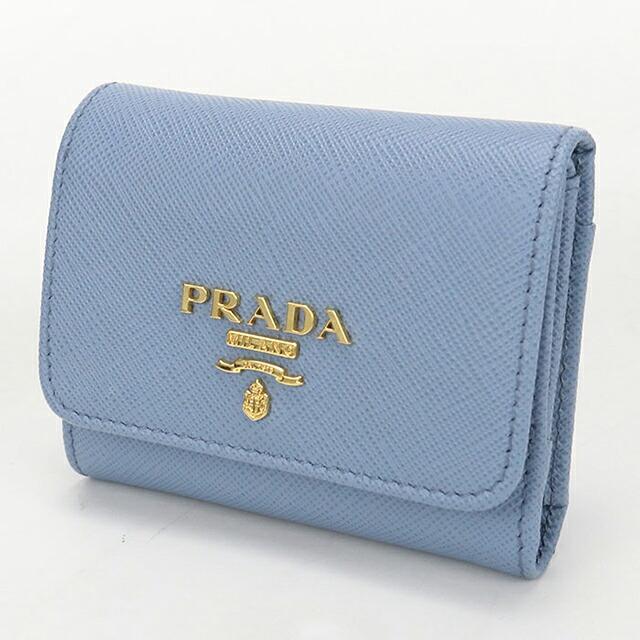 PRADA（プラダ） 中古 三つ折り財布 三折財布 コンパクト レディース