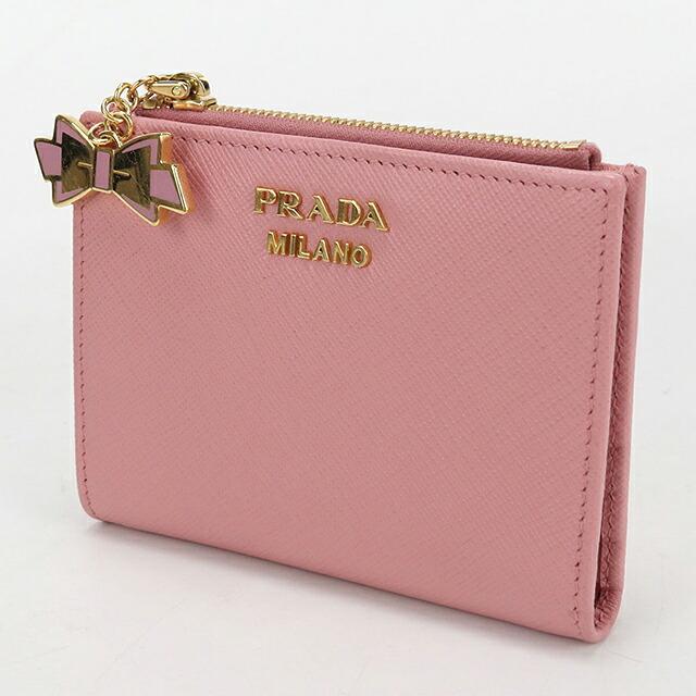 PRADA（プラダ） 中古 二つ折り財布 二折財布 コンパクト レディース