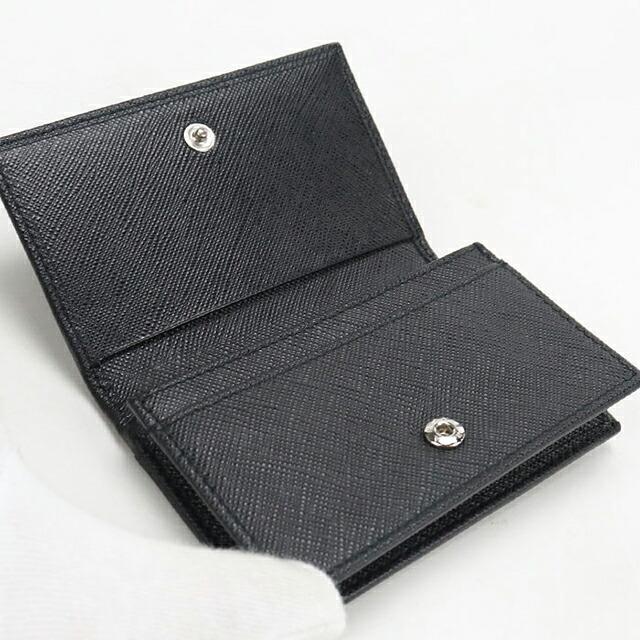 PRADA（プラダ） 中古 名刺入れ メンズ ブランド サフィアーノレザー