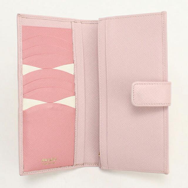現行/美品✨PRADA 1MV025 サフィアーノマルチカラー 長財布 RFID PRADA（プラダ） 中古 長財布二折 レディース ブランド サフィアーノ