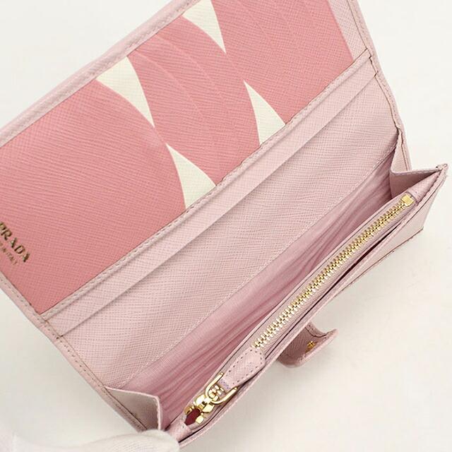PRADA（プラダ） 中古 長財布二折 レディース ブランド サフィアーノ