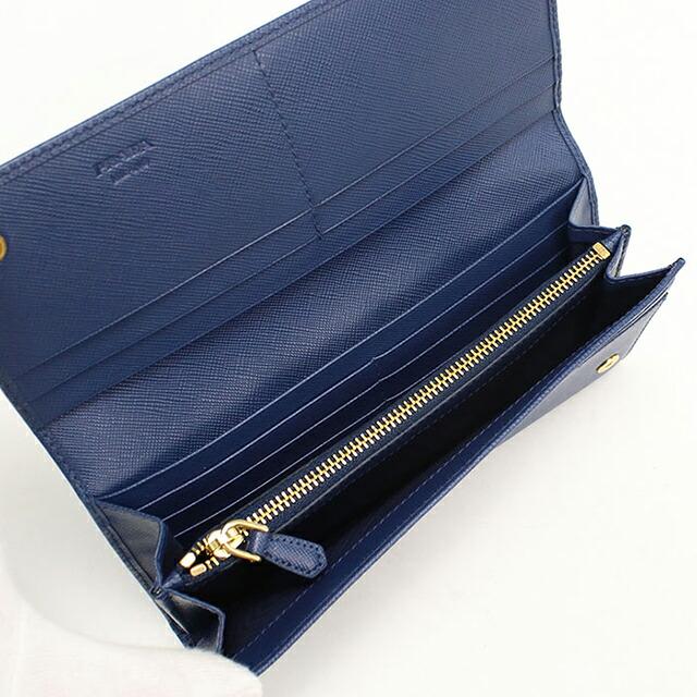 PRADA（プラダ） 中古 長財布二折 レディース ブランド サフィアーノ