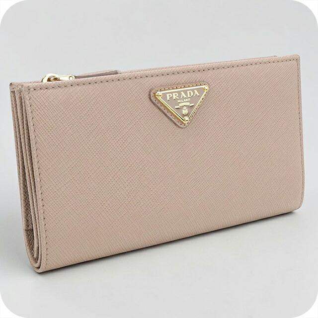 PRADA（プラダ） 中古 長財布二折 レディース ブランド サフィアーノ
