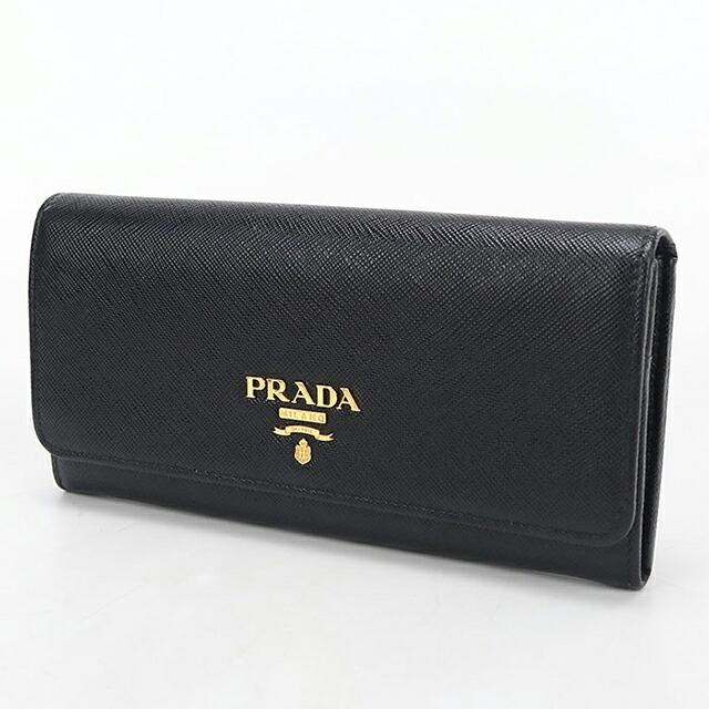 PRADA（プラダ） 中古 長財布二折 レディース ブランド サフィアーノ
