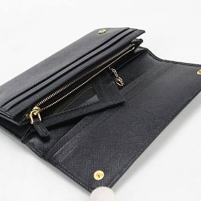 PRADA（プラダ） 中古 長財布二折 レディース ブランド サフィアーノ
