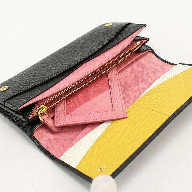 PRADA（プラダ） 中古 長財布二折 レディース ブランド サフィアーノ