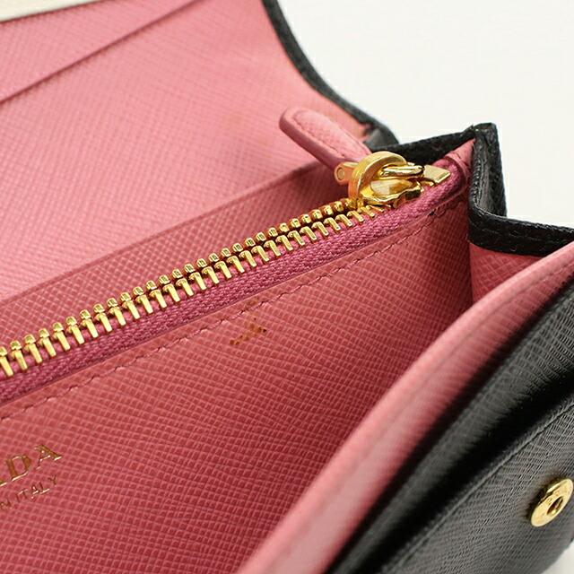 PRADA（プラダ） 中古 長財布二折 レディース ブランド サフィアーノ
