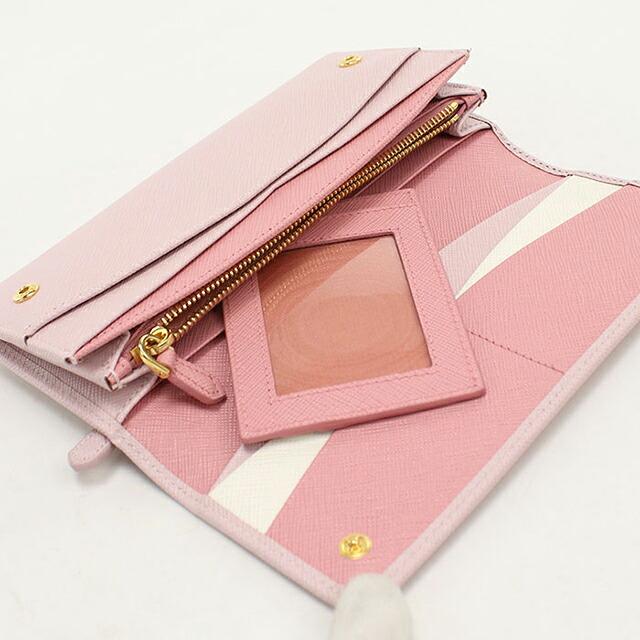 PRADA（プラダ） 中古 長財布二折 レディース ブランド サフィアーノ