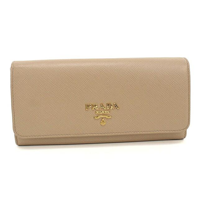 PRADA（プラダ） 中古 長財布二折 レディース ブランド サフィアーノ