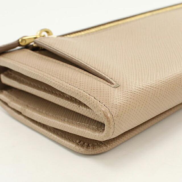 PRADA（プラダ） 中古 長財布二折 レディース ブランド サフィアーノ