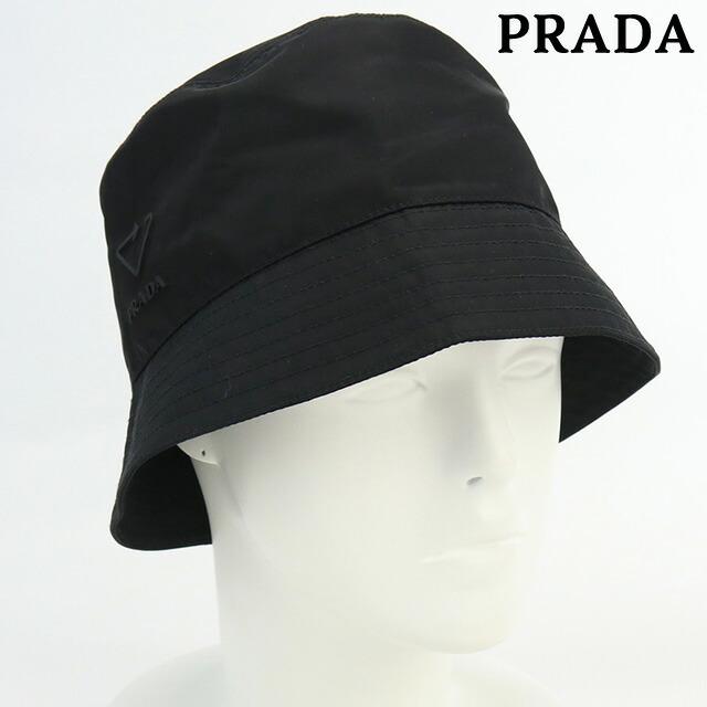 中古 プラダ バケットハット レディース ブランド PRADA ポリアミド 