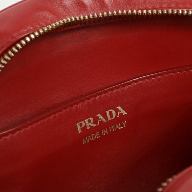 中古 プラダ 斜め掛け ショルダーバッグ レディース ブランド PRADA ダイアグラム チェーンショルダーバッグ レザー 1BH130｜nanaple｜07