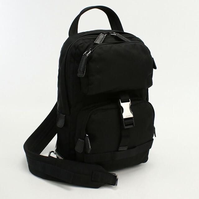 PRADA 中古 プラダ ボディバッグ メンズ ブランド ブラック PRADA 中古 プラダ ボディバッグ メンズ ブランド ブラック