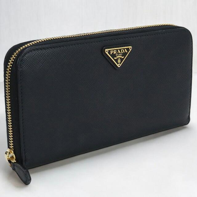 PRADA 長財布 used PRADA◇長財布/--/BLK/レディース : セカンドストリートYahoo!店