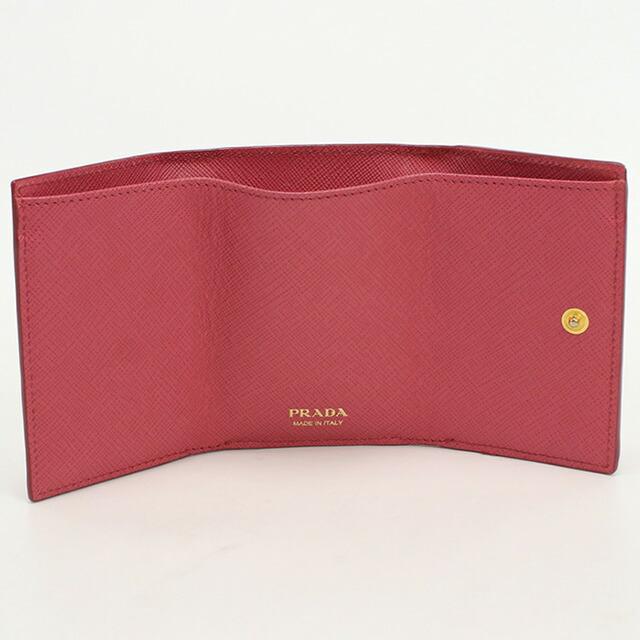 PRADA 中古 プラダ 三折財布小銭入付き レディース ブランド PRADA 中古 プラダ 三折財布小銭入付き レディース ブランド