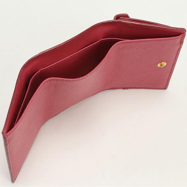 PRADA 中古 プラダ 三折財布小銭入付き レディース ブランド PRADA 中古 プラダ 三折財布小銭入付き レディース ブランド