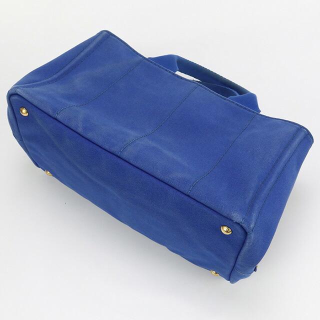 【良品】PRADA プラダ　カナパ　ハンドバッグ　トート　キャンバス　ブルー　青 楽天市場】【バッグ】PRADA プラダ CANAPA カナパトート トートバッグ
