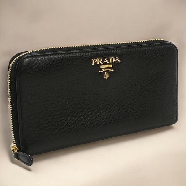 美品♡PRADA ラウンドファスナー財布(超美品 PRADA プラダ 長 美品♡PRADA ラウンドファスナー財布(超美品 PRADA プラダ 長