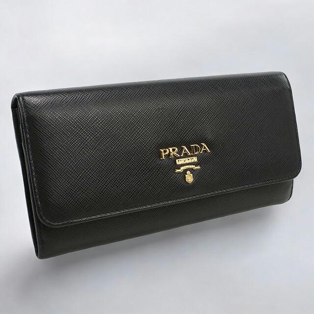 PRADA（プラダ） 中古 長財布ニ折小銭入付き レディース ブランド 