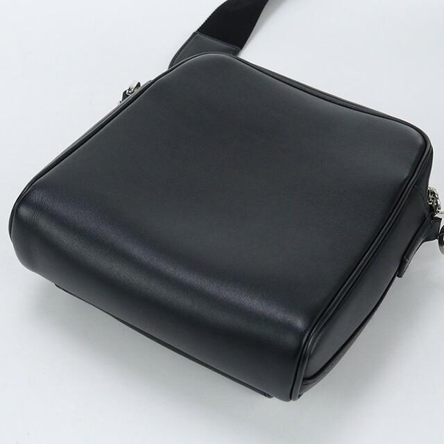 中古PRADA 男女兼用大きめのブラック ショルダーバッグ PRADA プラダ ショルダーバッグ ナイロン ユニセックス ブラック