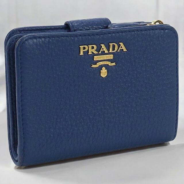 PRADA（プラダ） 中古 二折財布小銭入付き レディース ブランド ヴィッ