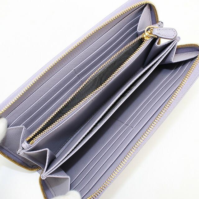 PRADA 中古 プラダ 長財布ラウンドファスナー レディース ブランド  