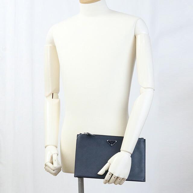 PRADA（プラダ） 中古 クラッチバッグ メンズ ブランド サフィアーノ