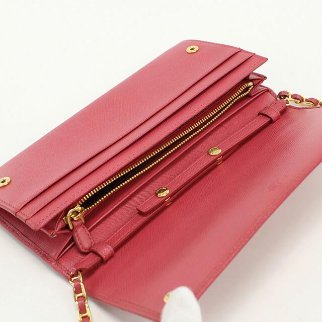 最終値下 PRADA 未使用 直営店購入 サフィアーノ財布 ウォレット PRADA（プラダ） 財布 三つ折り ブラック 黒 ミニ財布 コンパクト