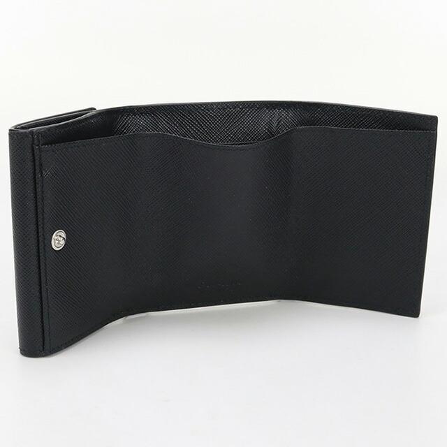 PRADA（プラダ） 中古 三折財布 メンズ ブランド サフィアーノ