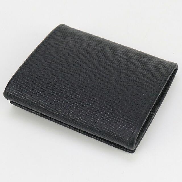 プラダ PRADA サフィアーノトライアングル ケース 小銭入れ 2MM935_QHH_F0002 ブラック 【中古】Sランク PRADA（プラダ） 中古 小銭入れ メンズ ブランド サフィアーノ