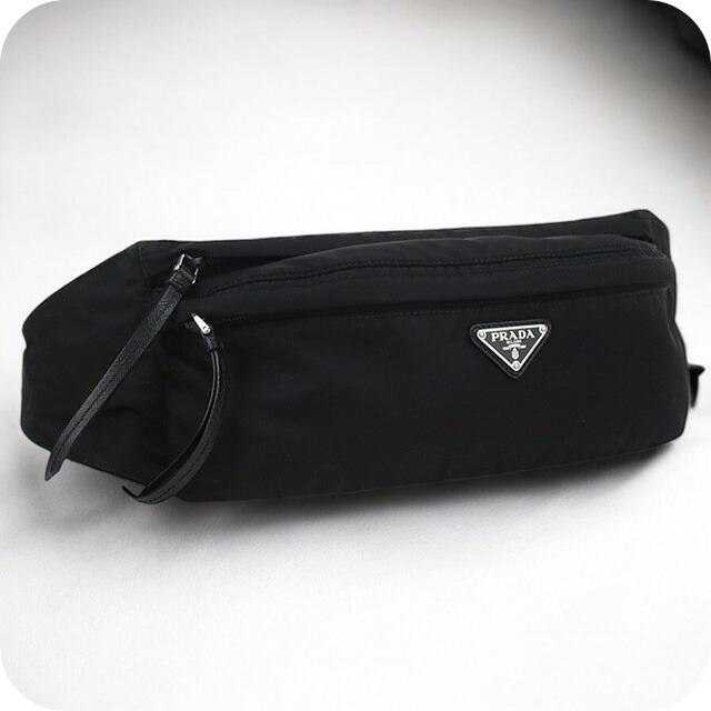 ※美品※ PRADA ブラック ボディバッグ PRADA（プラダ） 中古 ボディバッグ レディース ブランド ベルトバッグ