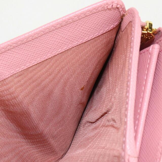 PRADA 中古 プラダ 二折財布 レディース ブランド サフィアーノレザー 