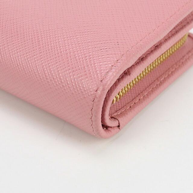 PRADA 中古 プラダ 二折財布 レディース ブランド サフィアーノレザー 