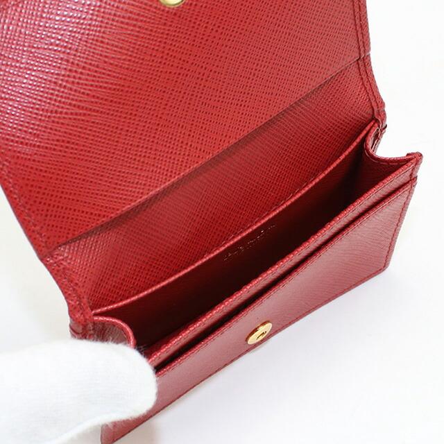 【極美品】プラダ 名刺入れ カード入れ サフィアーノレザー 赤 1MC122 Amazon | [Prada] [プラダ] カードケース 名刺入れ サフィアーノ