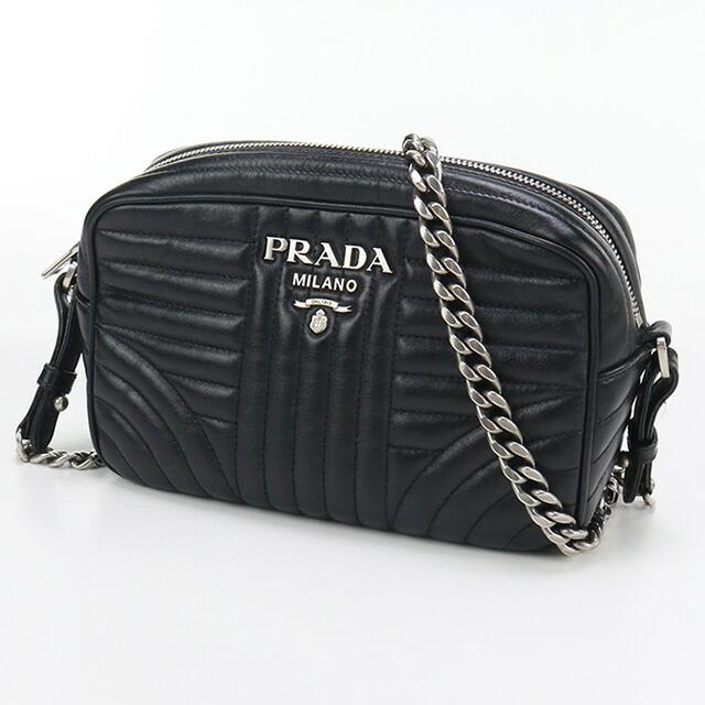 【美品〜良品】PRADA プラダ ショルダーバッグ ナイロン×レザー 黒 美品 PRADA プラダ ショルダーバッグ ナイロン レザー 三角ロゴ