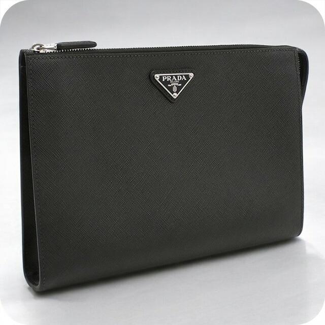 PRADA（プラダ） 中古 クラッチバッグ メンズ ブランド サフィアーノ 
