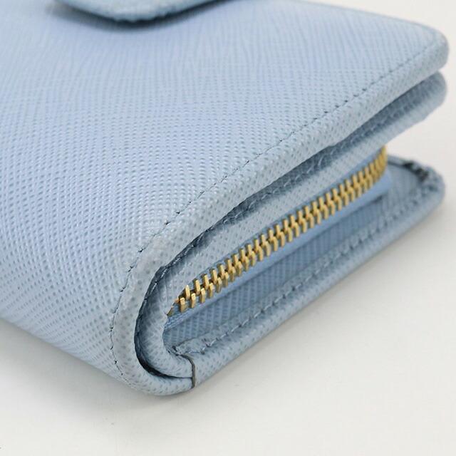 美品　PRADA プラダ　マルチカラー♪サフィアーノ2つ折り財布♪ライトグレー org.jpg