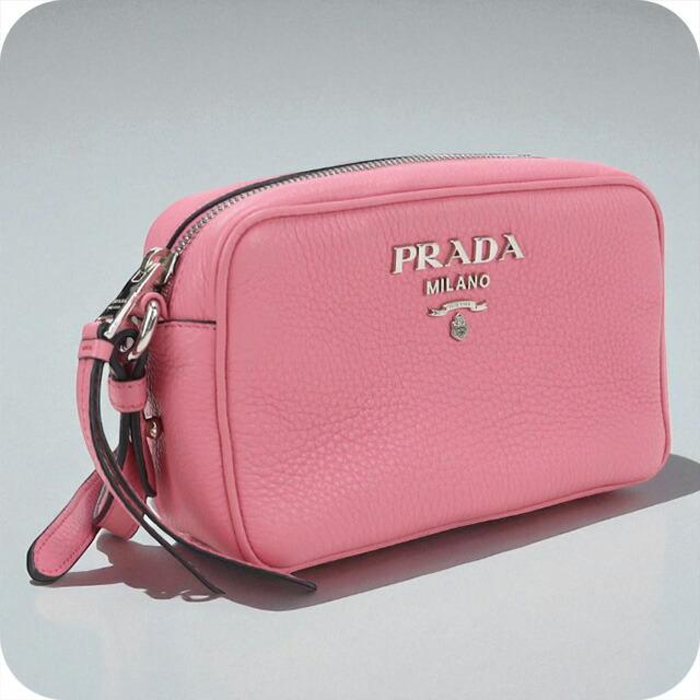 PRADA ピンク ショルダーバッグ 約20cm x 25cm PRADA 中古 プラダ ショルダーバッグ レディース ブランド