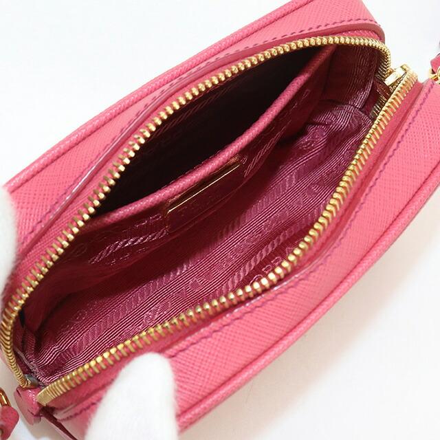 PRADA プラダ/ミニエンベローブ/ショルダーバッグ/サフィアーノ/ピンク/1BP020/Aランク/84【中古】 プラダ PRADA ミニ サフィアーノ レザー 2WAY ショルダーバッグ ピンク
