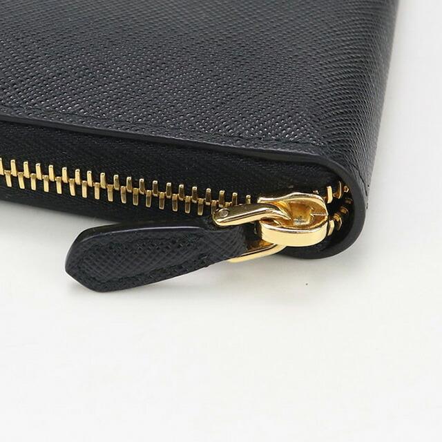 PRADA 中古 プラダ 長財布ラウンドファスナー メンズ ブランド
