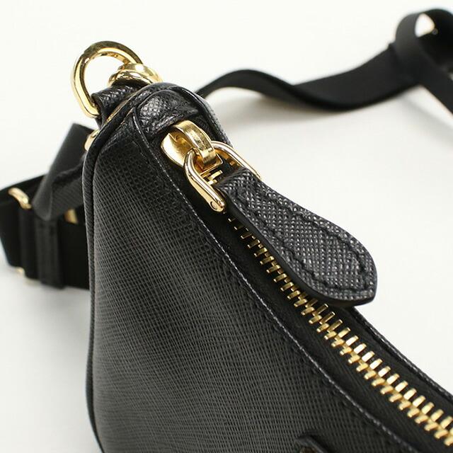 プラダ PRADA ショルダーバッグ バッグ レザー レディース ブラック系 【中古】 PRADA（プラダ） 中古 ショルダーバッグ レディース ブランド ミニ