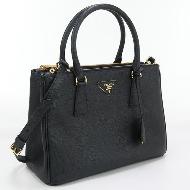 プラダ ガレリア レザー 2way トートバッグ ビジネスバッグ シリアル PRADA（プラダ） 中古 トートバッグ レディース ブランド ガレリア