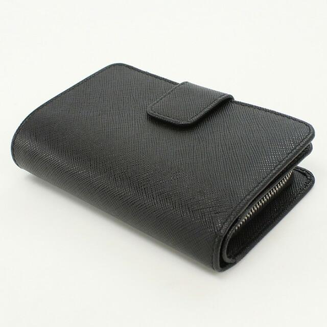 PRADA（プラダ） 中古 二折財布 レディース ブランド サフィアーノ